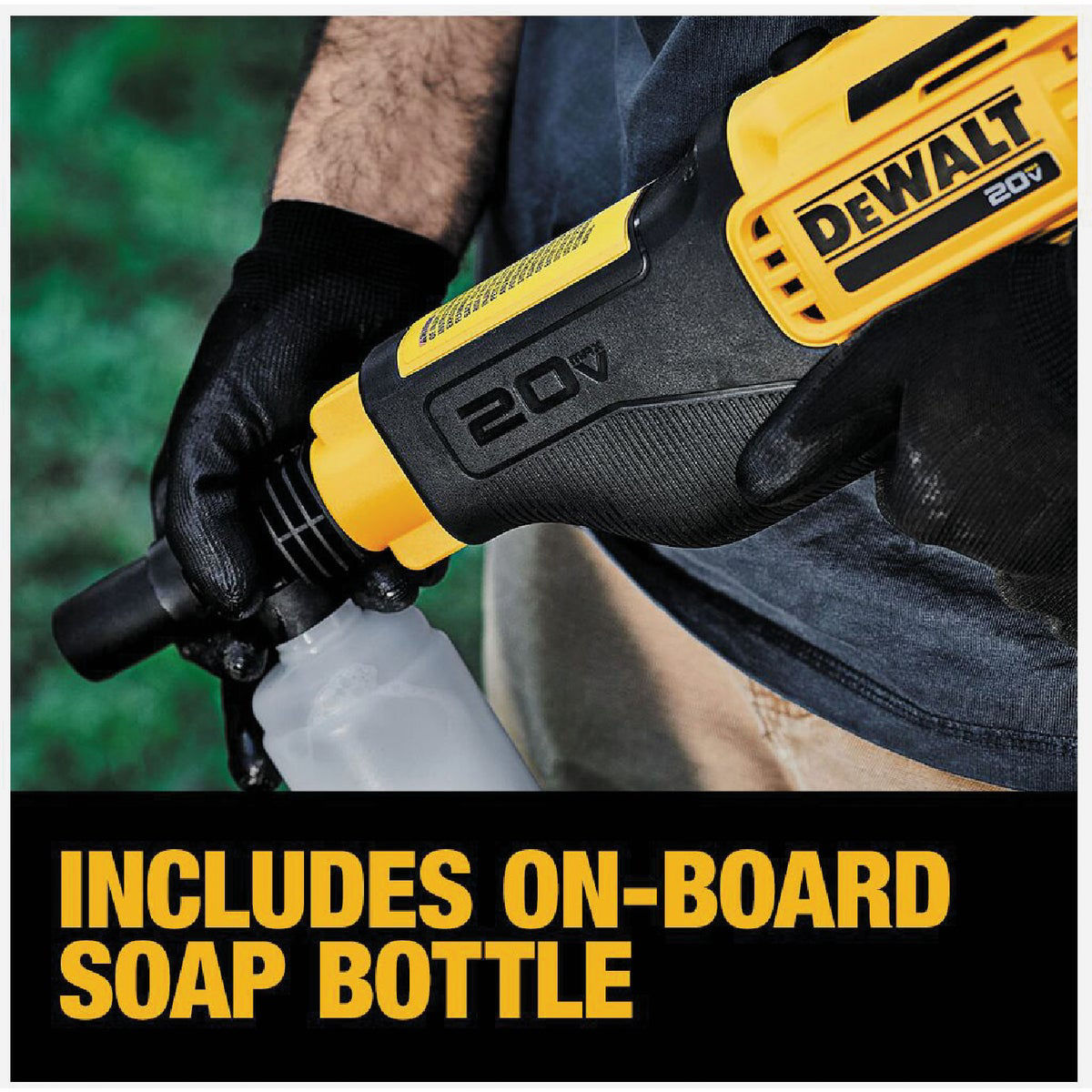 DEWALT 20V MAX 550 PSI 1.0 GPM Cordless Power Cleaner Kit with 5.0 Ah