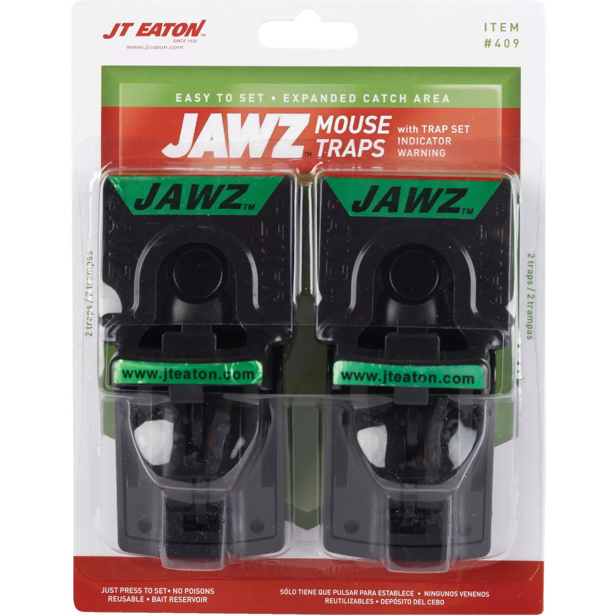 JT Eaton Jawz Mechanical Mouse Trap (2-Pack) - photo 2