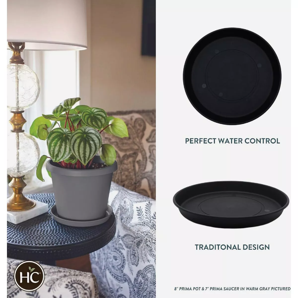 HC Companies 16 In. Black Classic Saucer - photo 6