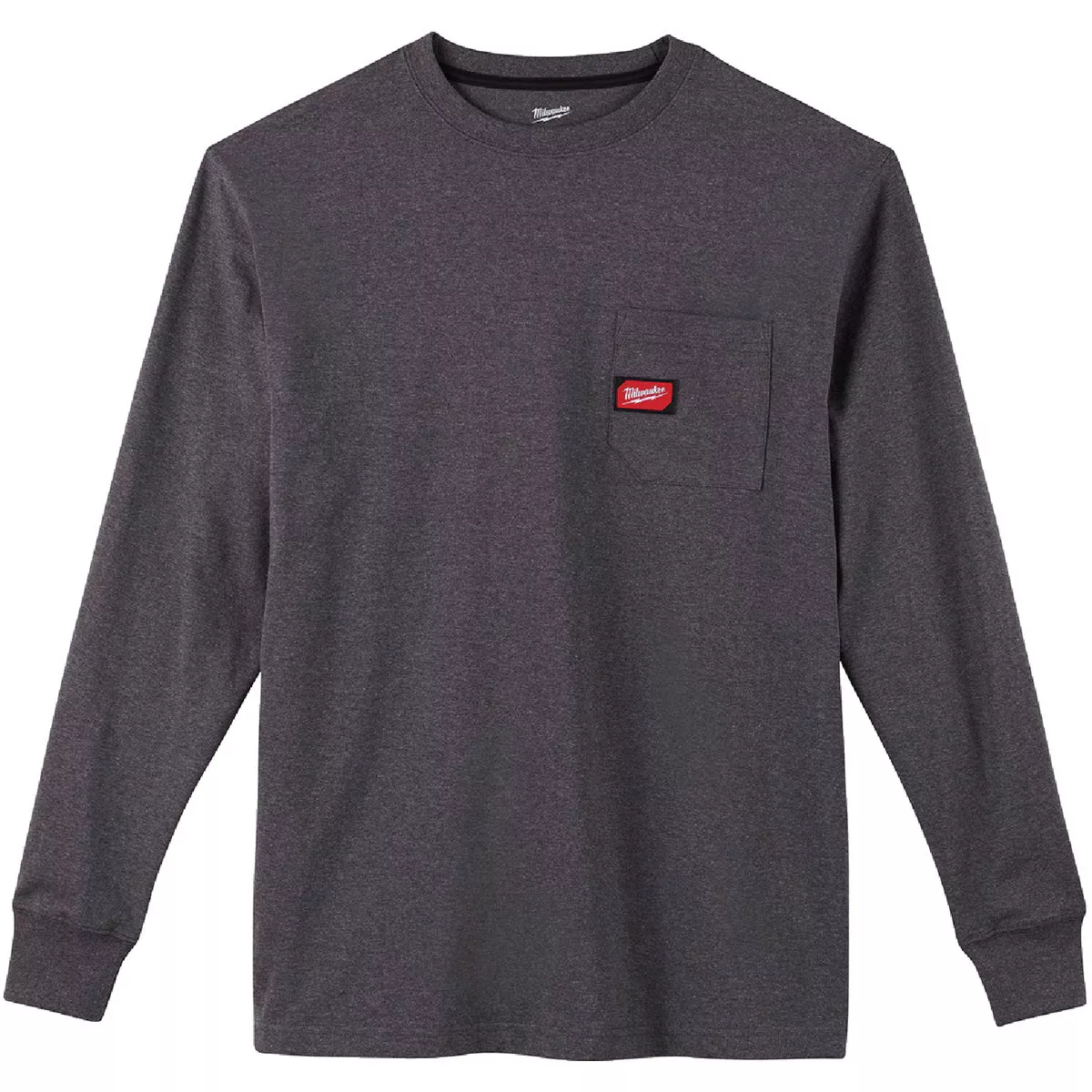 Milwaukee Small Gray Long Sleeve Men's Heavy-Duty Pocket Shirt - photo 2