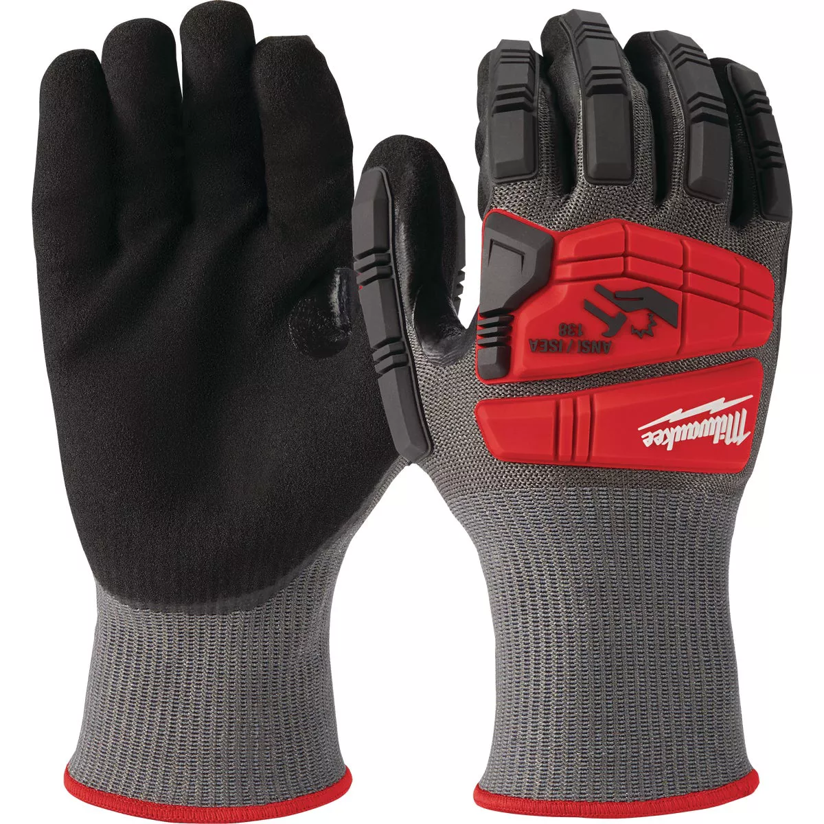 Milwaukee Impact Cut Level 5 Unisex Large Nitrile Dipped Work Gloves - photo 3