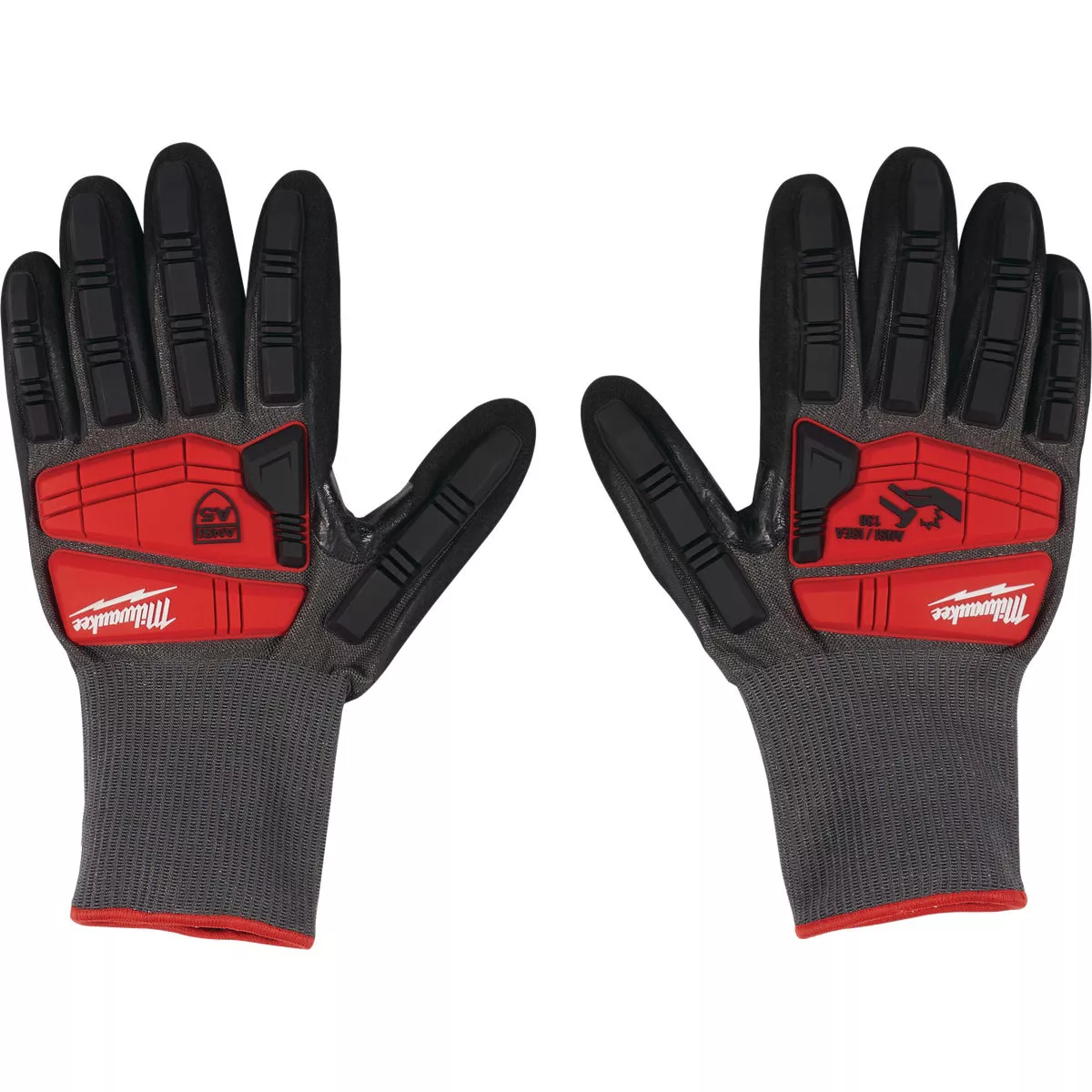 Milwaukee Impact Cut Level 5 Unisex Large Nitrile Dipped Work Gloves - photo 6