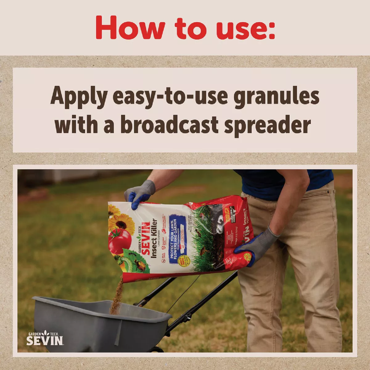 Garden Tech Sevin 10 Lb. Ready To Use Granules Lawn Insect Killer - photo 5