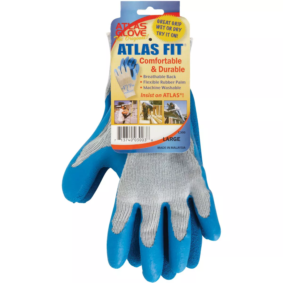 Showa Atlas Men's Small Rubber Coated Glove - photo 2
