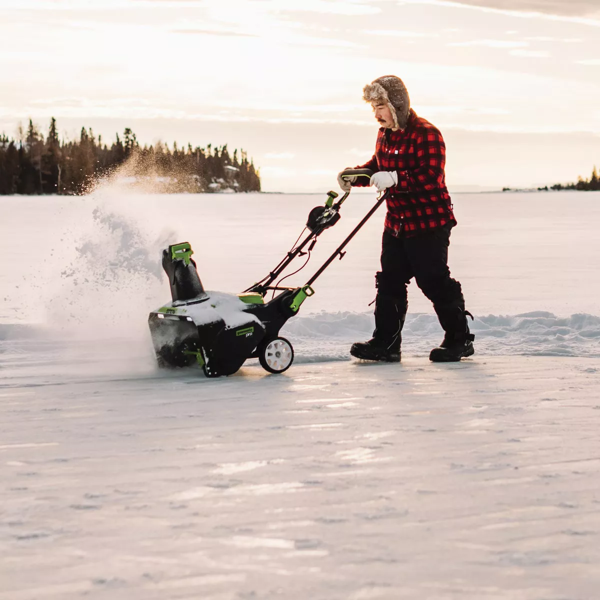 Greenworks 80V 22 In. Single-Stage Snow Blower with 4.0 Ah Battery & Charger - photo 7