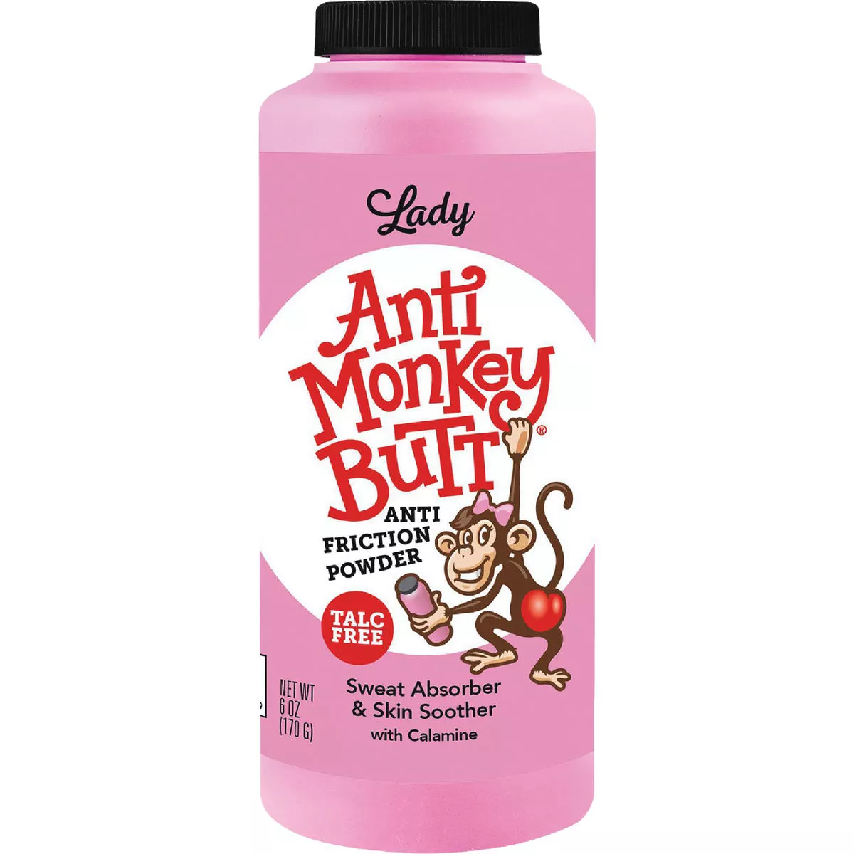 Lady Anti Monkey Butt 6 Oz. Satin Smooth Body Powder