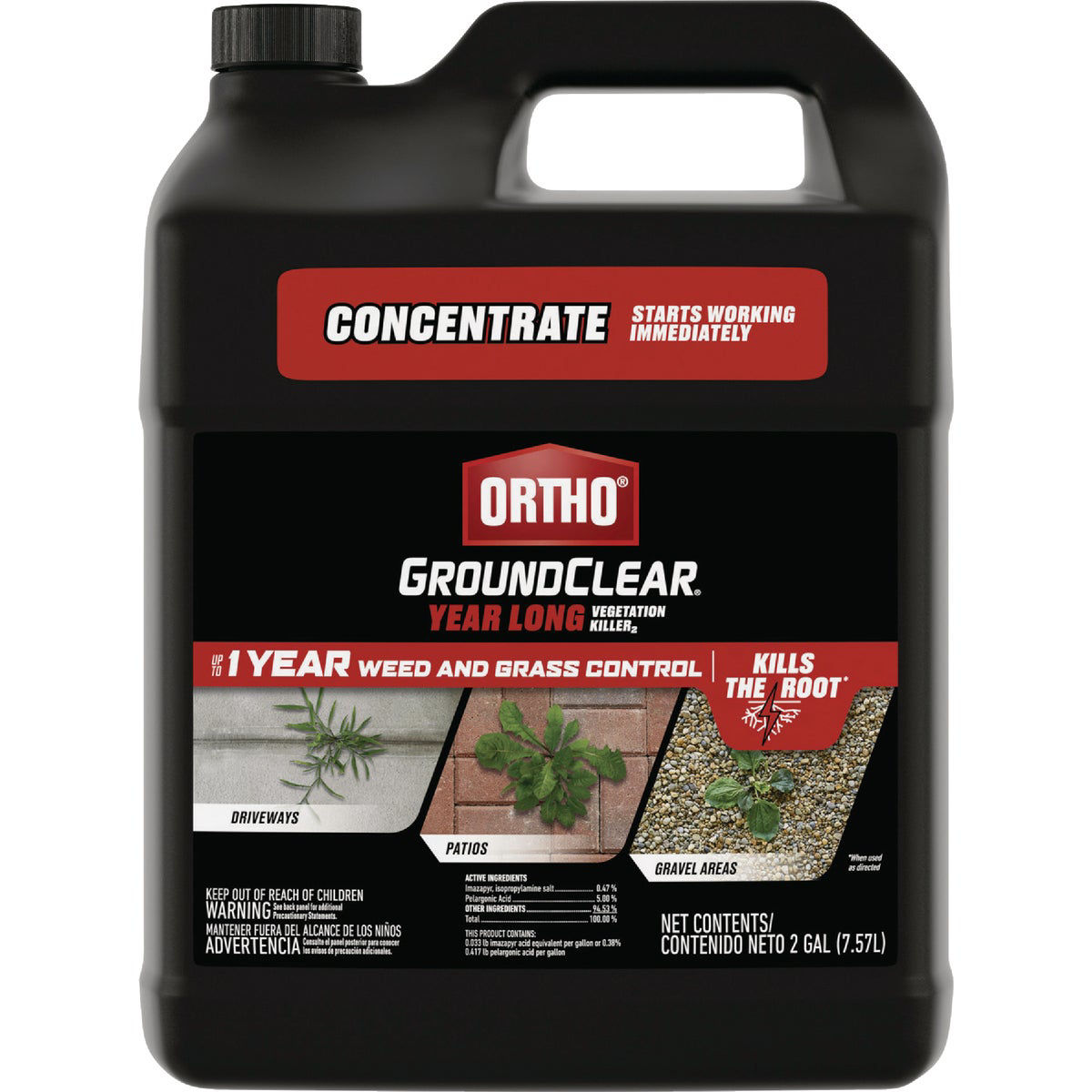 Ortho groundclear 2 gal concentrate year long vegetation killer do