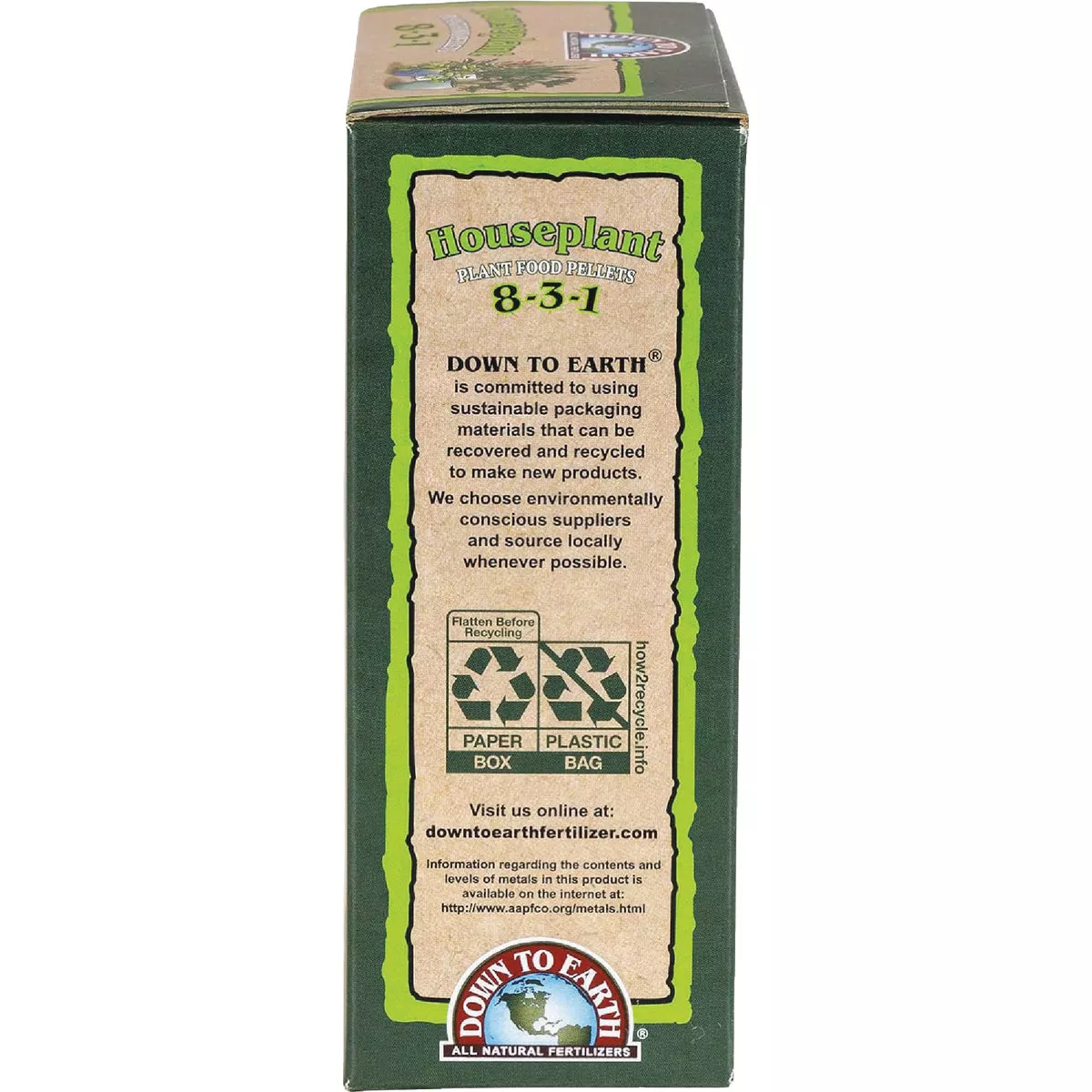 Down To Earth 0.5 Lb. 8-3-1 Houseplant Mix - photo 3