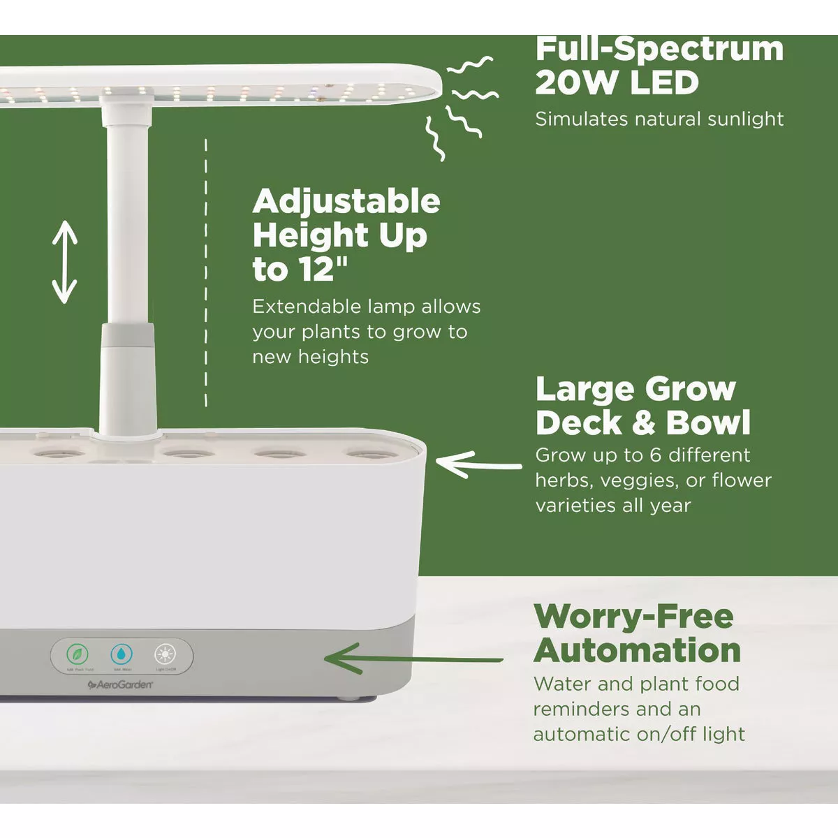 AeroGarden Harvest outlet Slim with Gourmet Herb Seed Pod