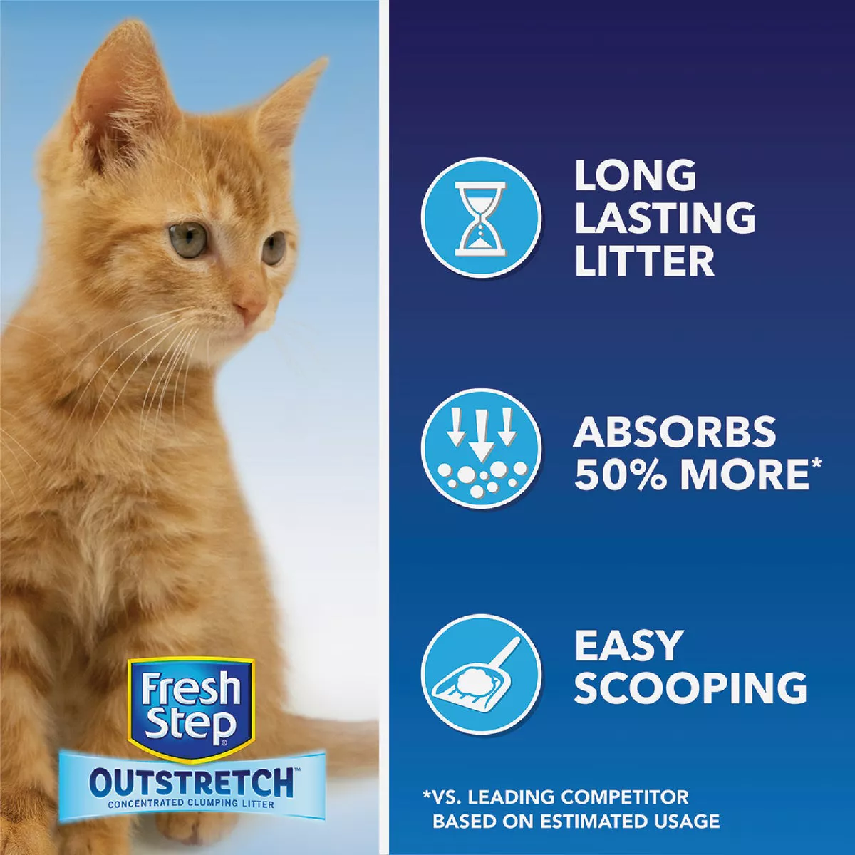 Fresh Step Outstretch 19 Lb. Concentrated Clumping Cat Litter - photo 6