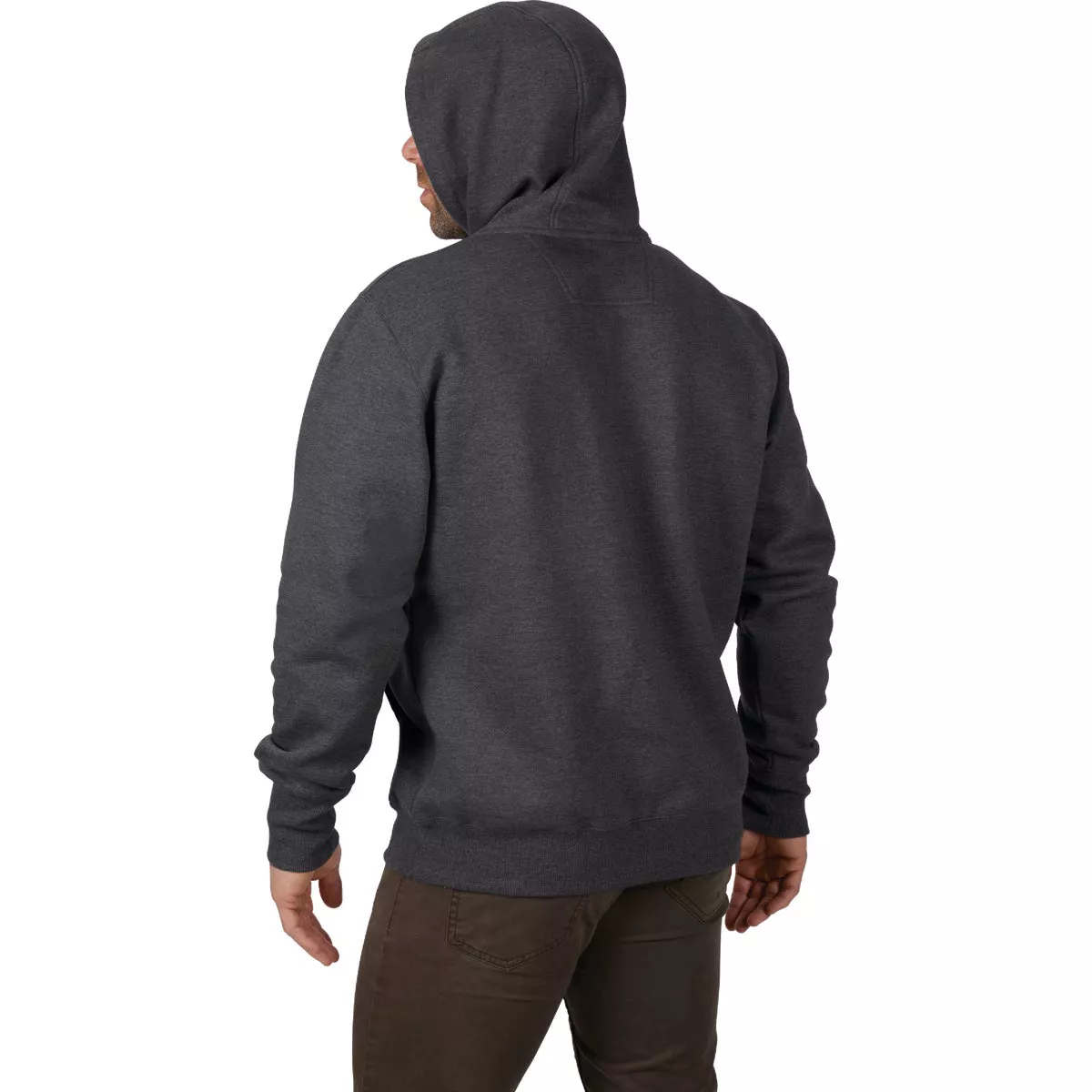 Milwaukee Medium Gray Heavy-Duty Pullover Hooded Sweatshirt - photo 3