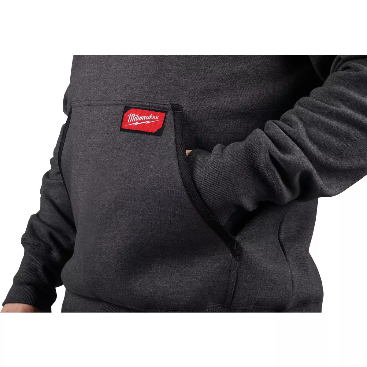 Milwaukee Medium Gray Heavy-Duty Pullover Hooded Sweatshirt - photo 5