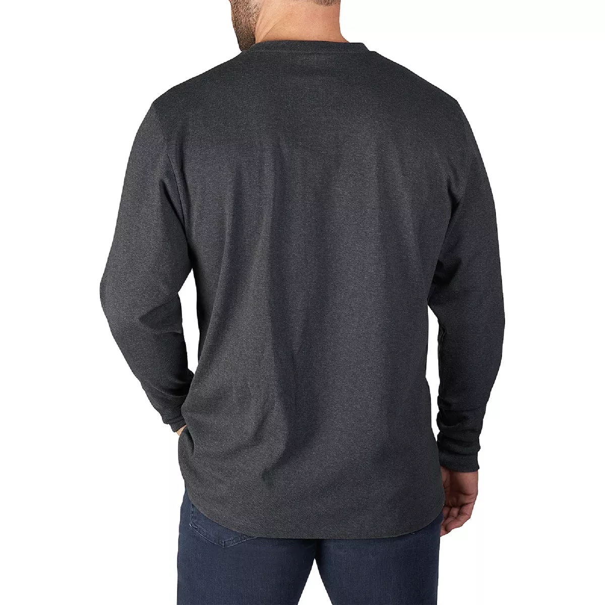 Milwaukee XL Gray Long Sleeve Men's Heavy-Duty Pocket Shirt - photo 5