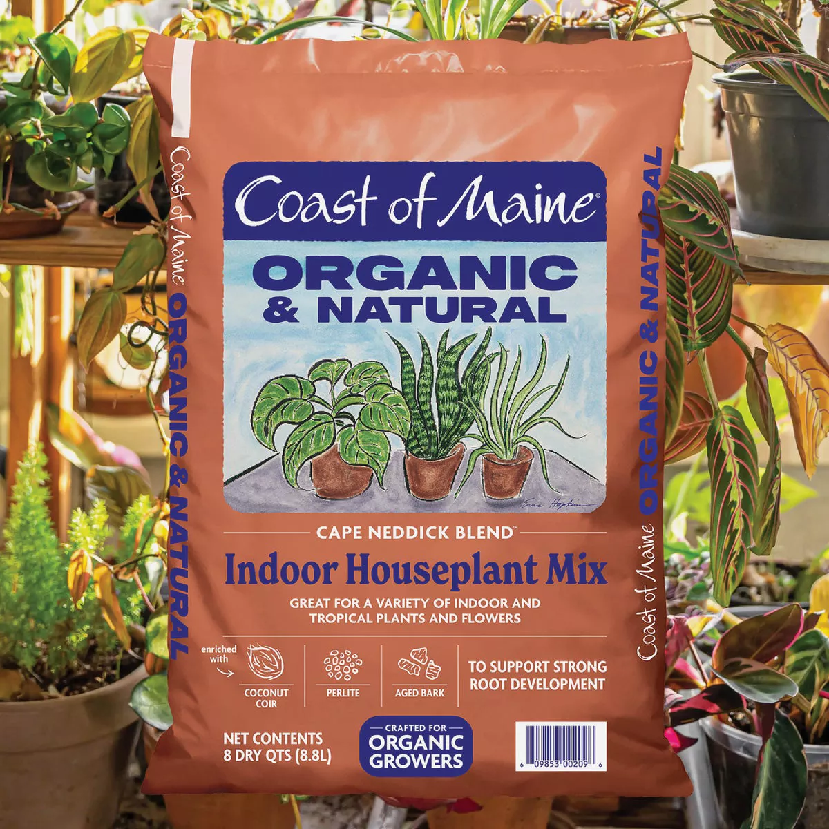 Coast of Maine Cape Neddick Blend 8 Qt. Indoor Houseplant Mix - photo 2