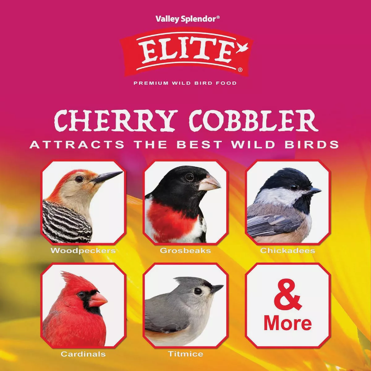 Valley Splendor Elite 5 Lb. Cherry Cobbler Premium Wild Bird Food - photo 2