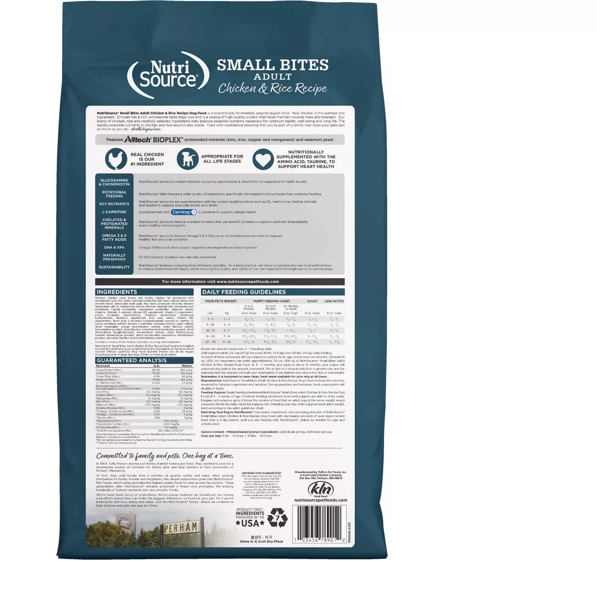 NutriSource 4 Lb. Chicken & Rice Recipe Small Bites Dog Food - photo 7