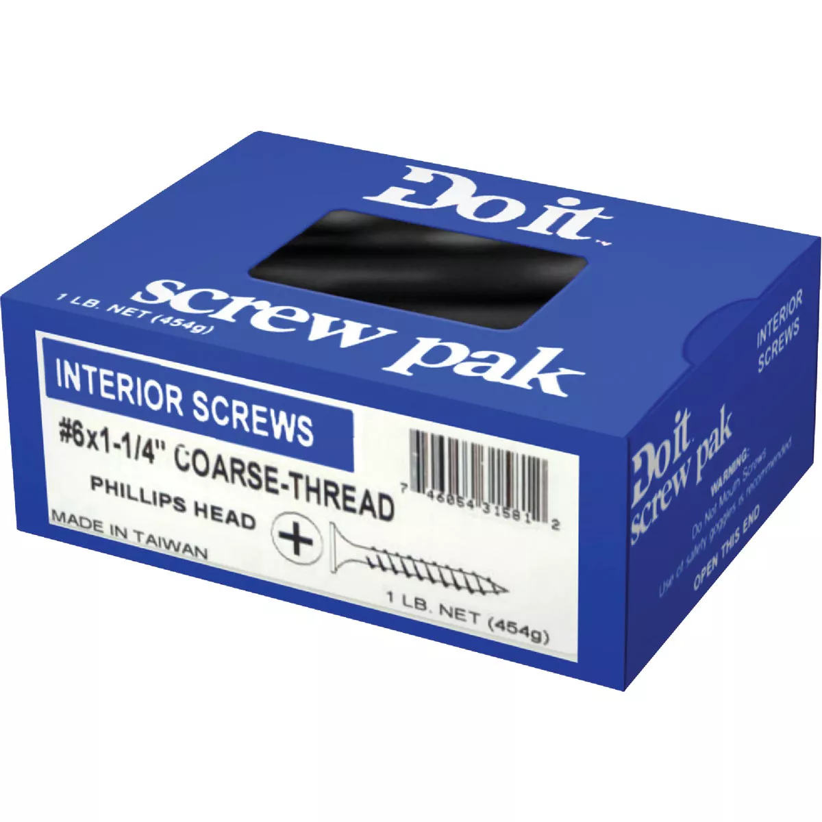 Do it #6 x 1 In. Coarse Thread Gray Phosphate Drywall Screw (5 Lb.-Box) - photo 2