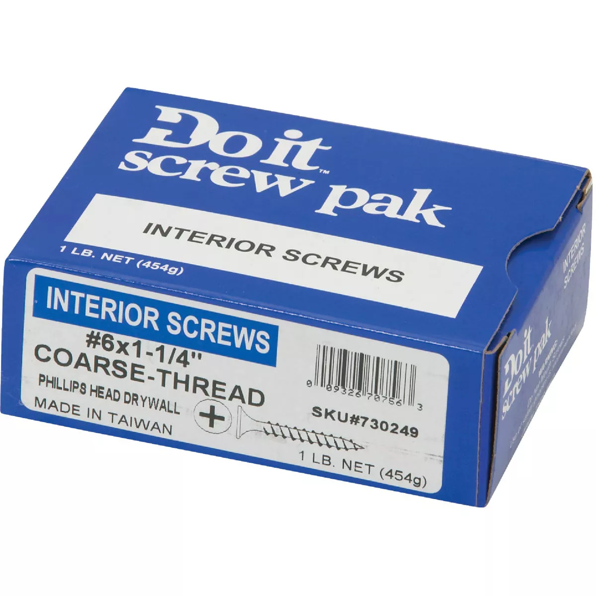 Do it #6 x 1 In. Coarse Thread Gray Phosphate Drywall Screw (5 Lb.-Box) - photo 3