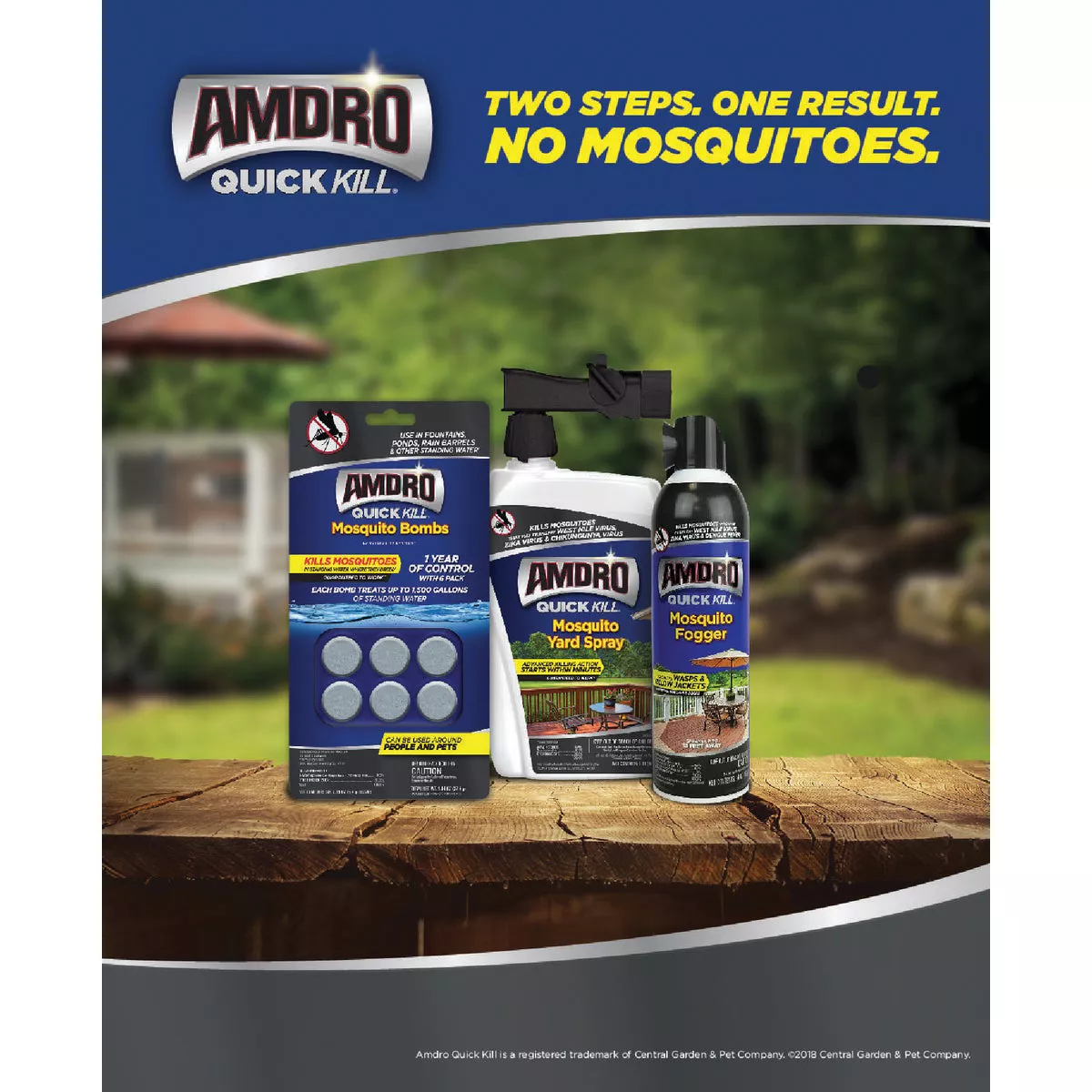 Amdro Quick Kill Ready To Use Tablet Mosquito Bombs, (6-Pack) - photo 2