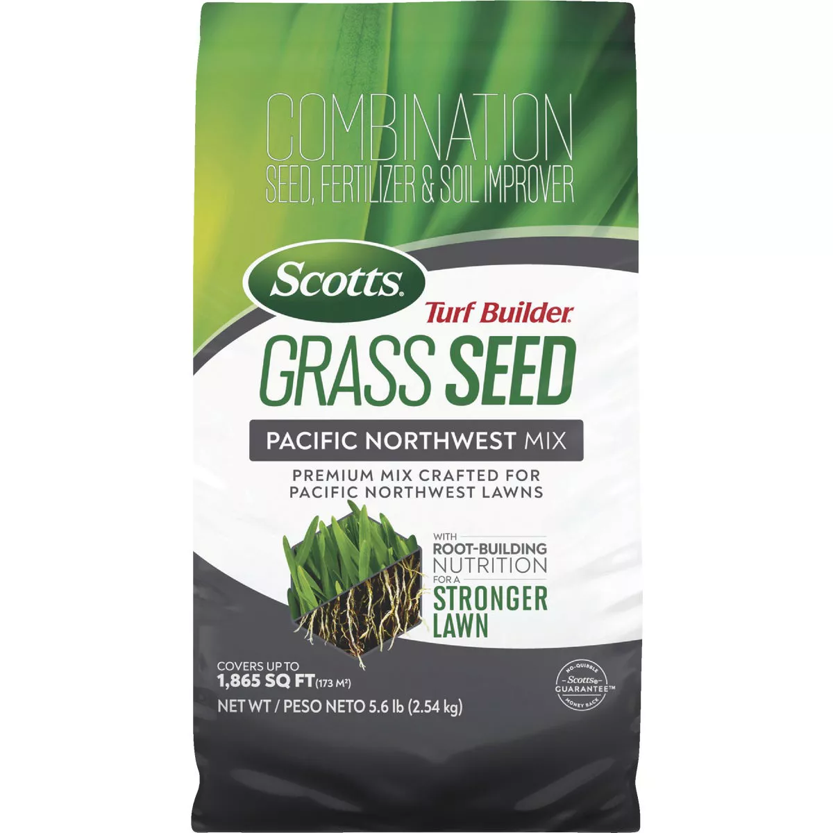 Scotts Turf Builder 5.6 Lb. 465 Sq. Ft. Pacific Northwest Mix Grass Seed, Fertilizer, and Soil Improver Combination