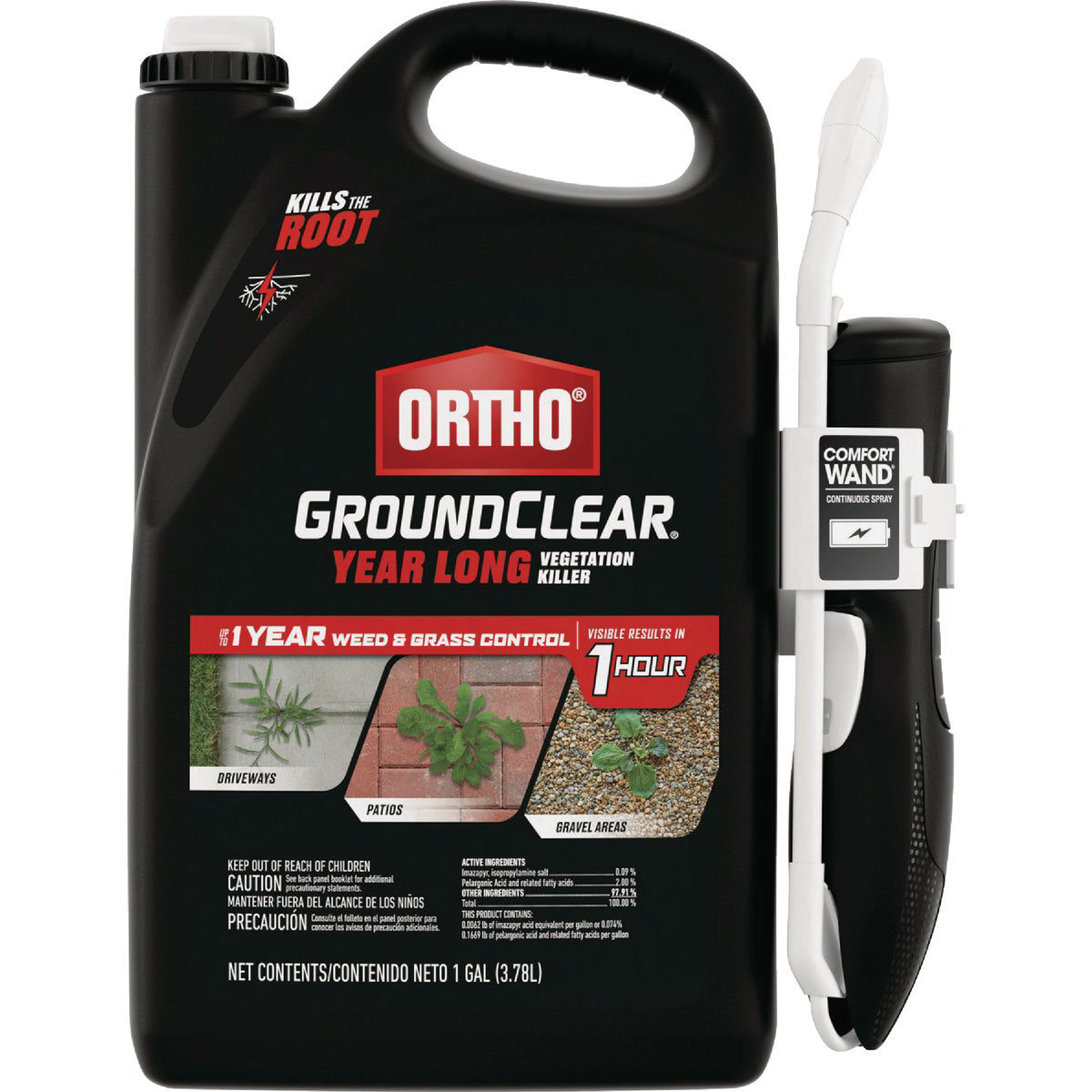 Ortho groundclear 1 gal year long vegetation killer with comfort wand