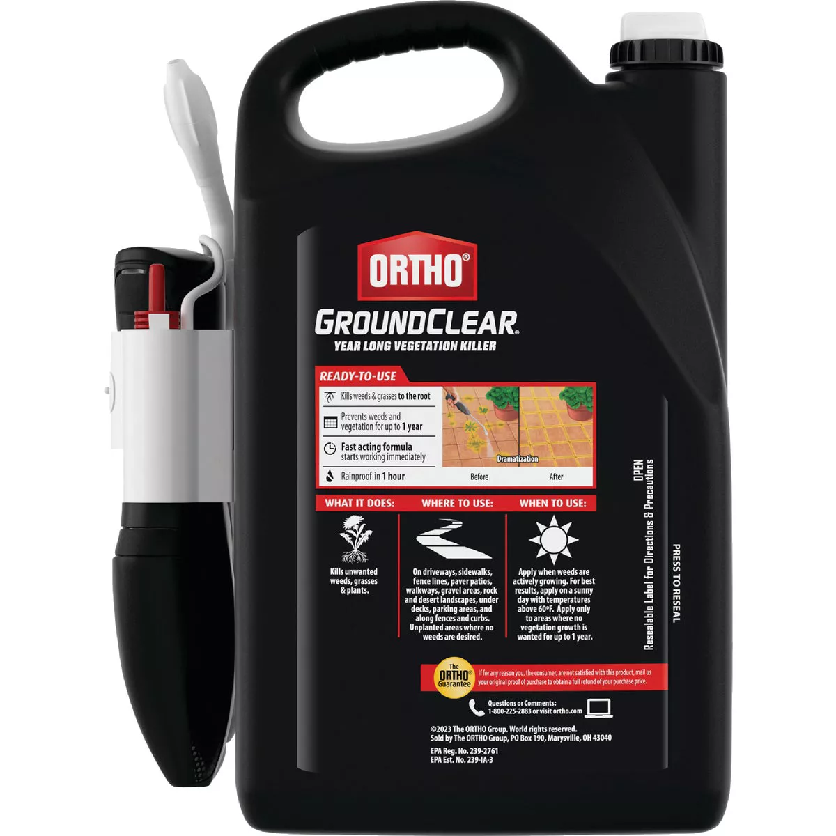 Ortho GroundClear 1 Gal. Year Long Vegetation Killer with Comfort Wand - photo 2