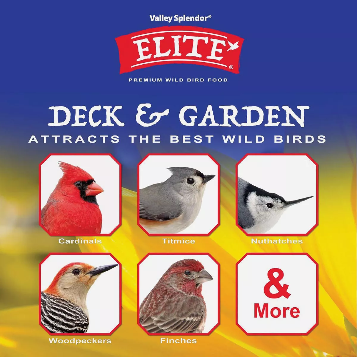 Valley Splendor Elite 5 Lb. Deck & Garden Premium Wild Bird Food - photo 2