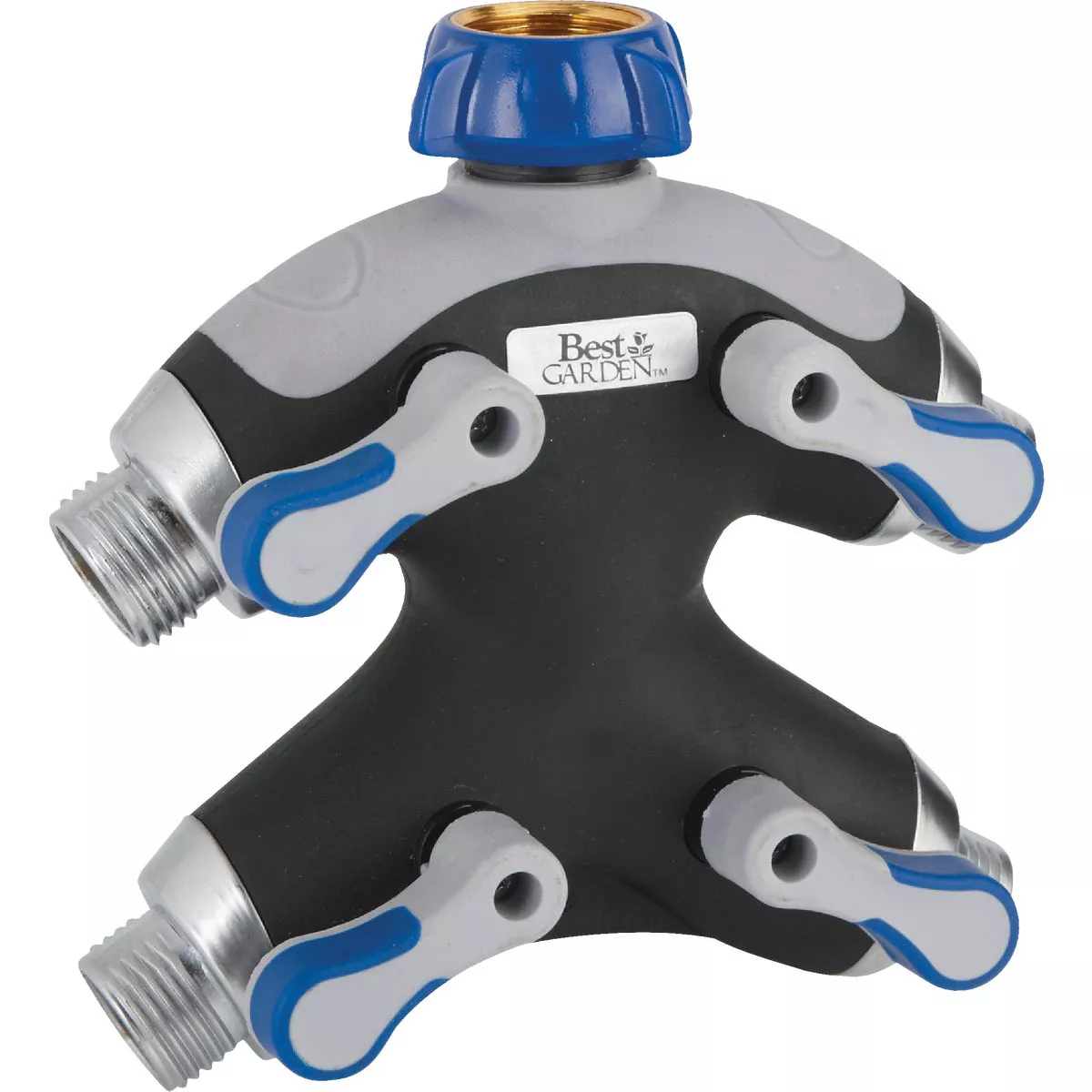 Best Garden Metal 4-Outlet Hose Shutoff Manifold - photo 3