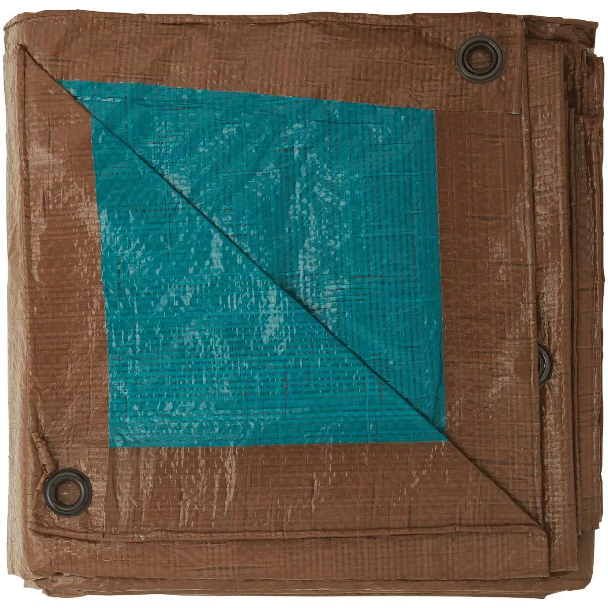 Do it Best 1 Side Green/1 Side Brown Woven 10 Ft. x 20 Ft. Medium Duty Poly Tarp - photo 3