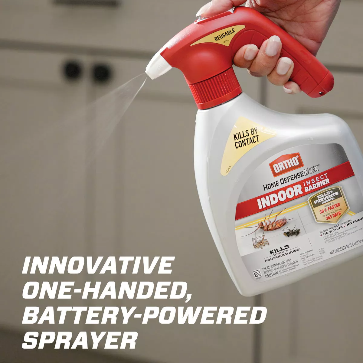 Ortho Home Defense MAX 50 Oz. Battery Powered Sprayer Indoor Insect Barrier - photo 2