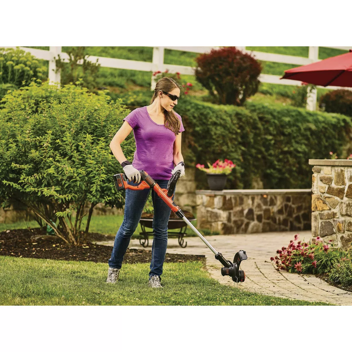 Black & Decker 40V MAX 13 In. Lithium Ion Straight Cordless String Trimmer - photo 3