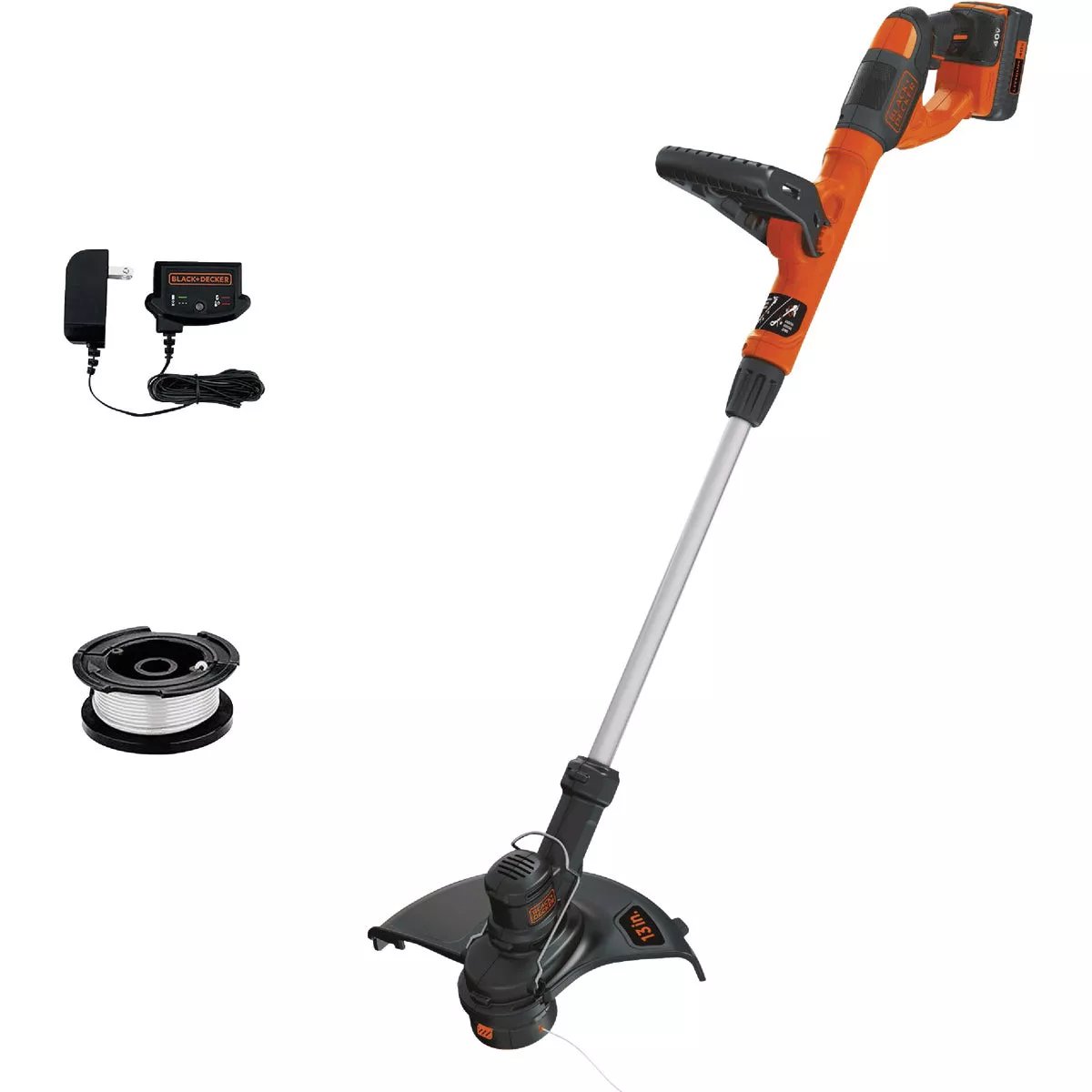 Black & Decker 40V MAX 13 In. Lithium Ion Straight Cordless String Trimmer - photo 5