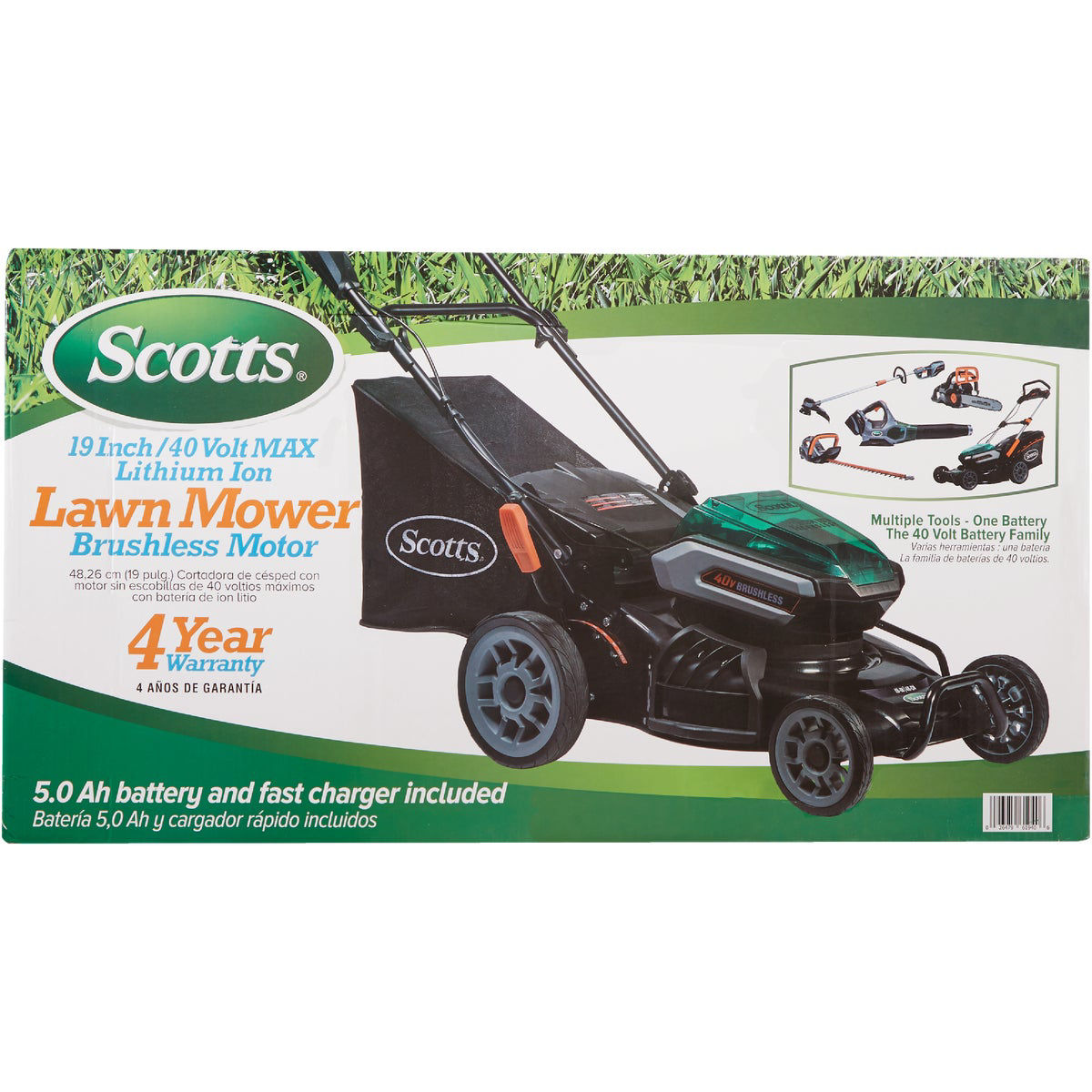 Scotts 40v lithium cordless mower new arrivals