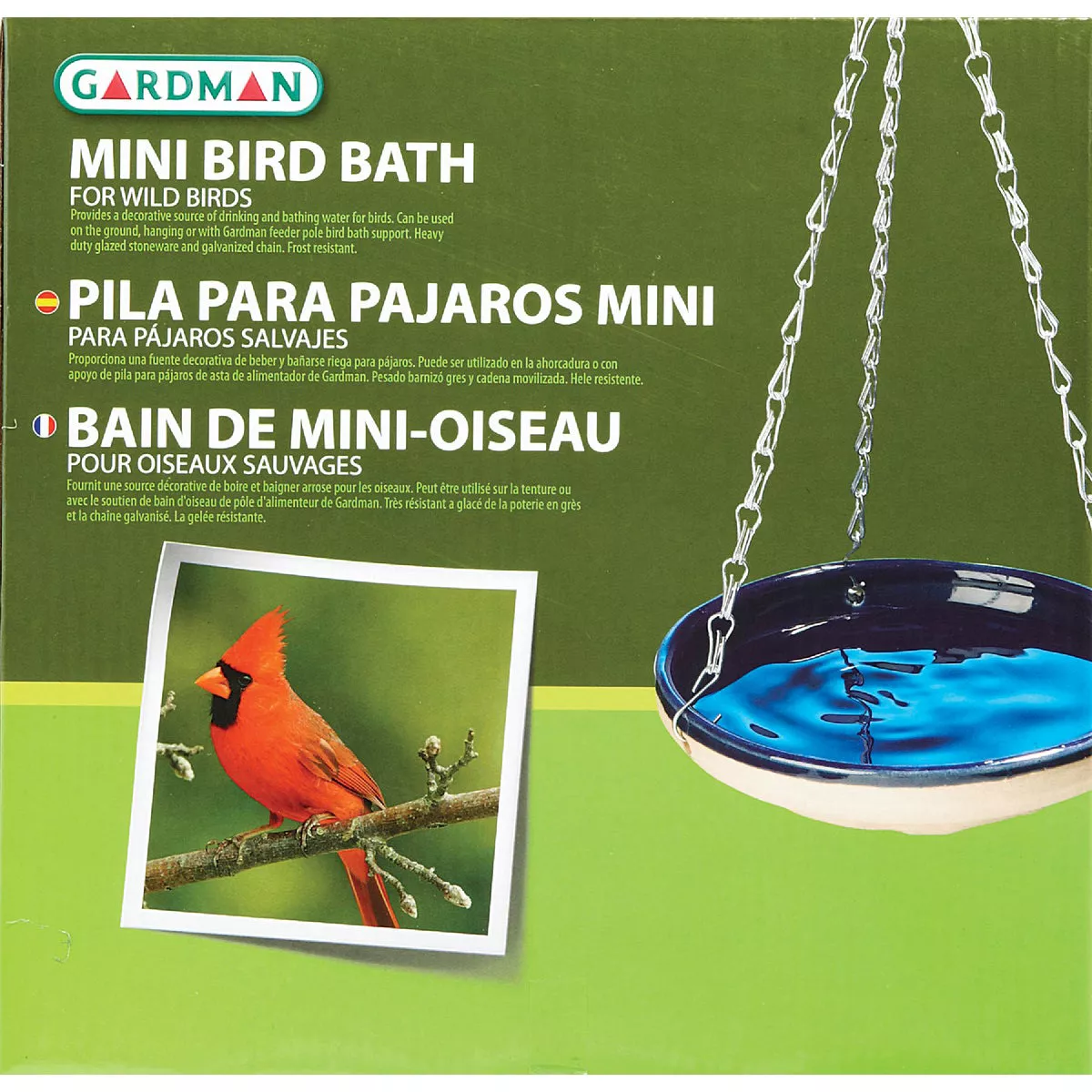 Gardman Resin Blue Bird Bath - photo 2
