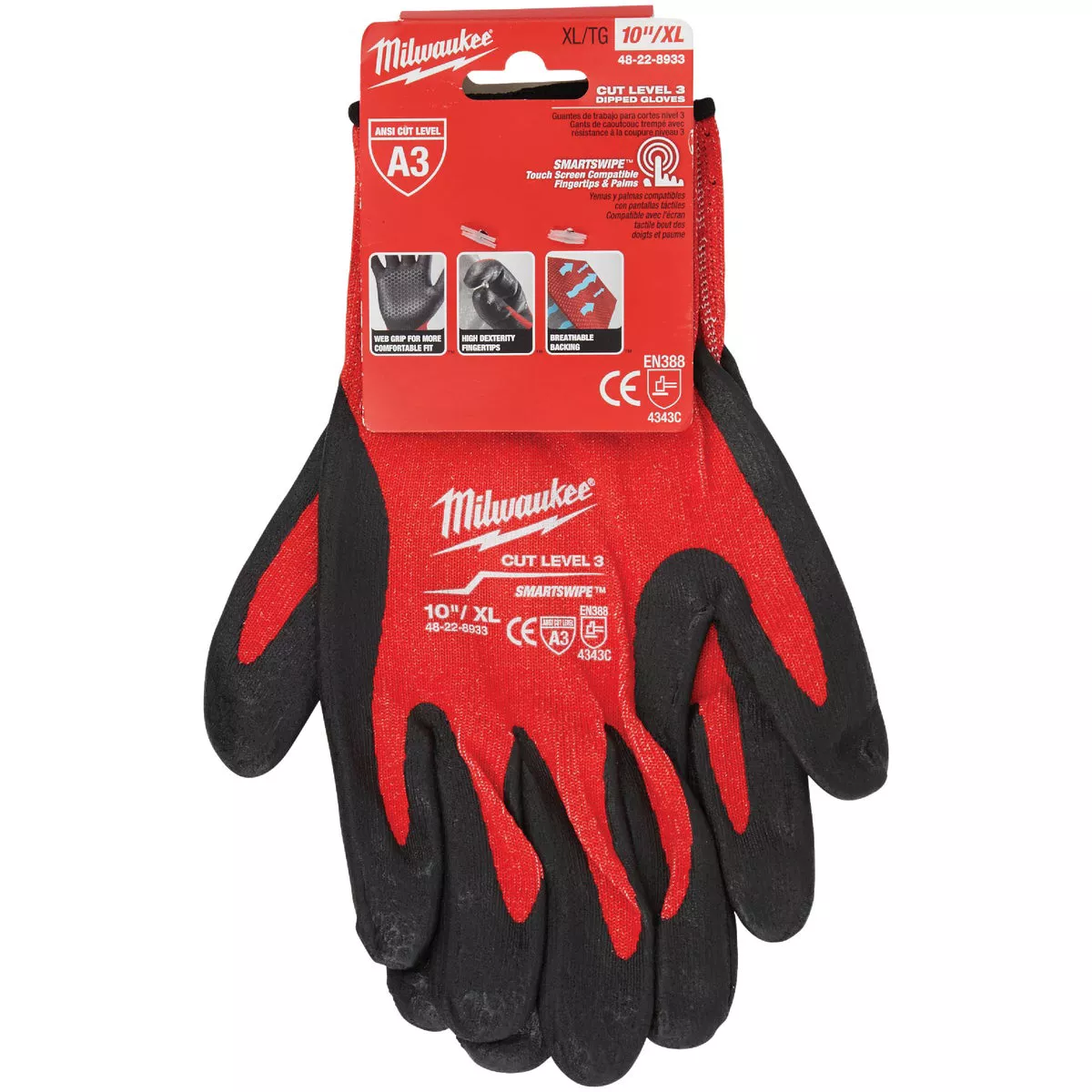 Milwaukee Unisex XL Nitrile Coated Cut Level 3 Work Glove - photo 5