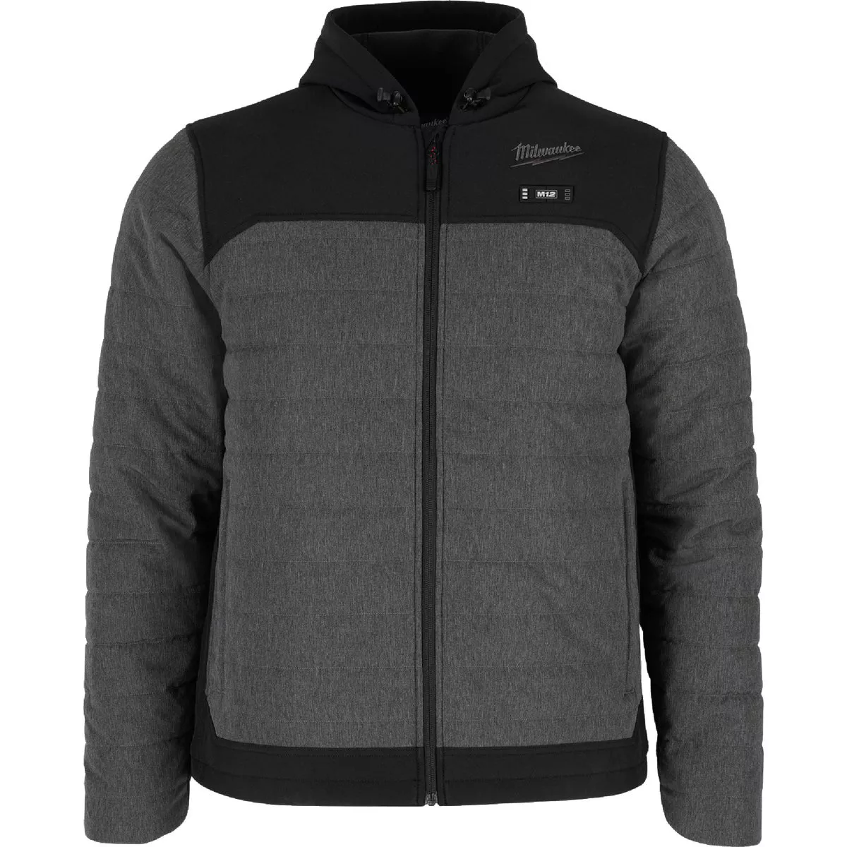 Milwaukee M12 AXIS Men's Gray Cordless Heated Jacket, 2XL