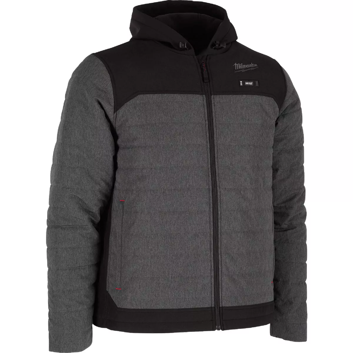 Milwaukee M12 AXIS Men's Gray Cordless Heated Jacket, 2XL - photo 3