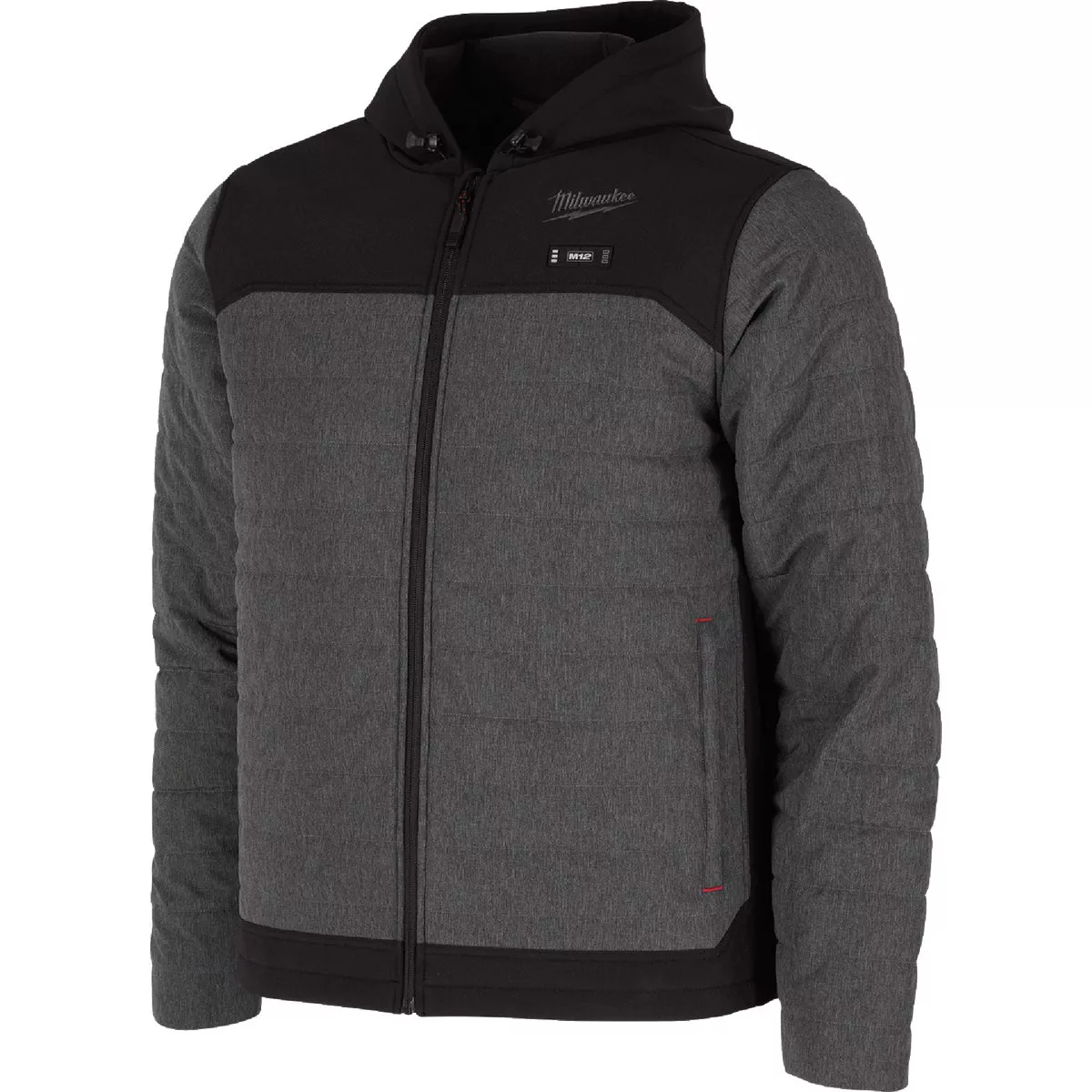 Milwaukee M12 AXIS Men's Gray Cordless Heated Jacket, 2XL - photo 4