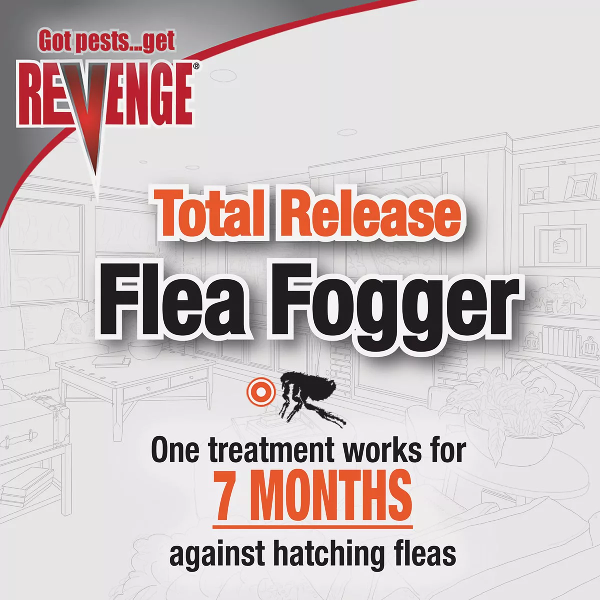 REVENGE Total Release 6 Oz. Indoor Flea Fogger (3-Pack) - photo 4