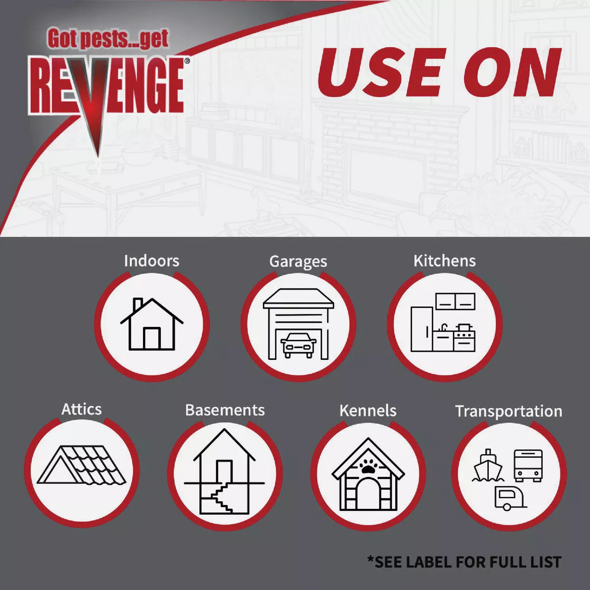REVENGE Total Release 6 Oz. Indoor Flea Fogger (3-Pack) - photo 5