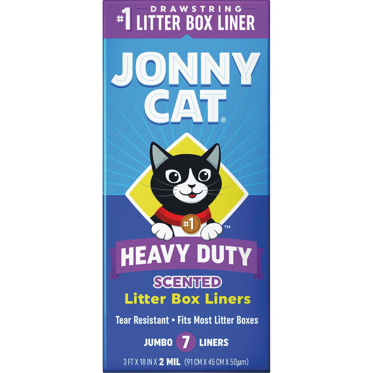 Jonny Cat Disposable Jumbo Litter Box Liner (7Pack) Do it Best