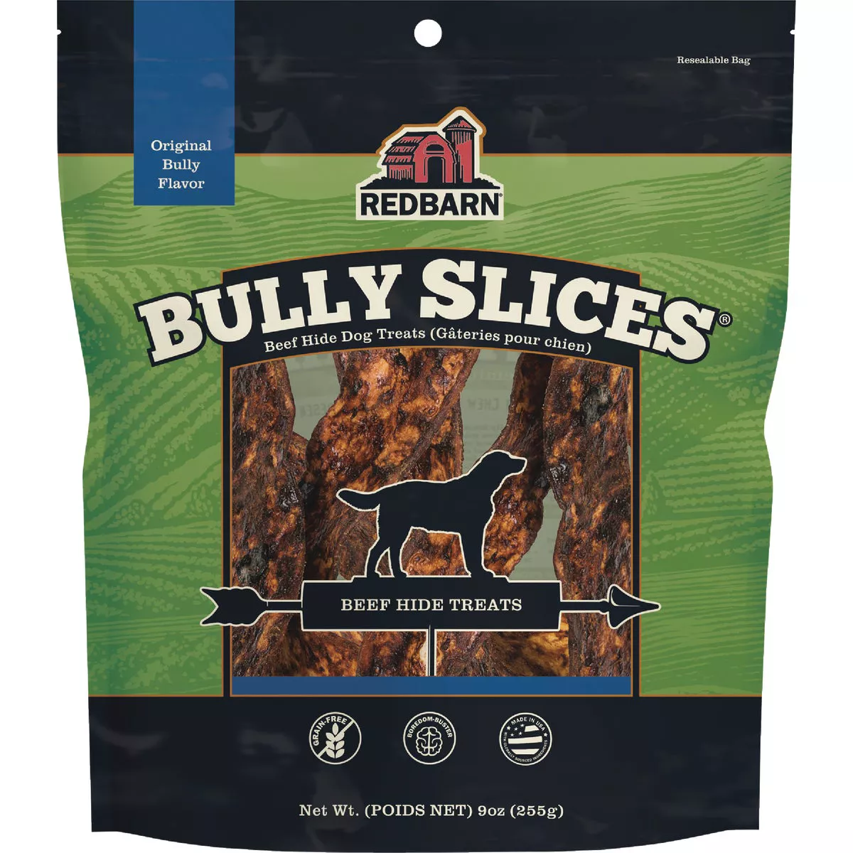 Redbarn Bully Slices 9 Oz. Beef Hide Dog Treat