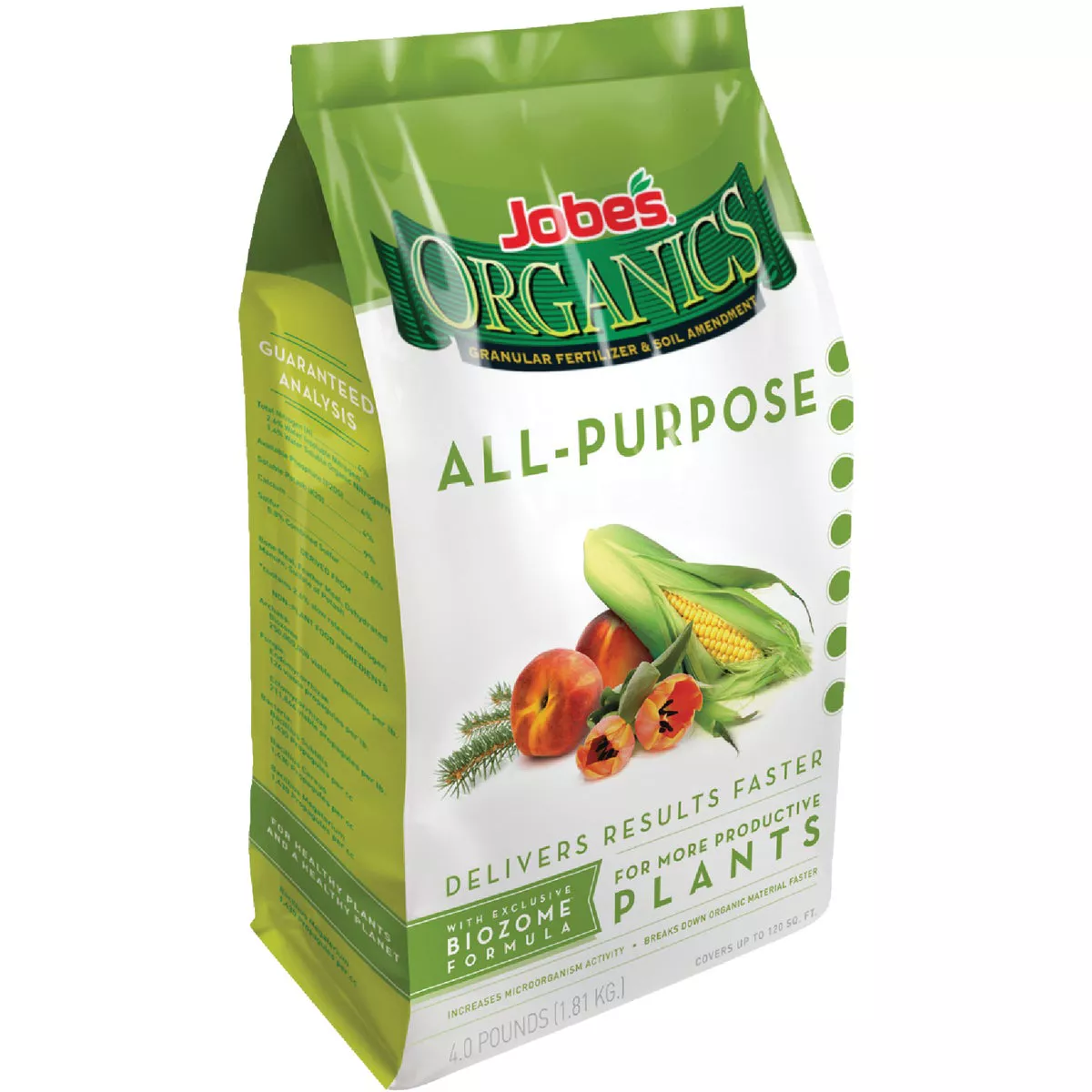 Jobes Organics 4 Lb. 4-4-4 Dry Plant Food
