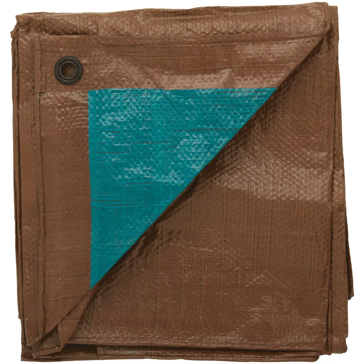 Do it Best 1 Side Green/1 Side Brown Woven 6 Ft. x 8 Ft. Medium Duty Poly Tarp - photo 3
