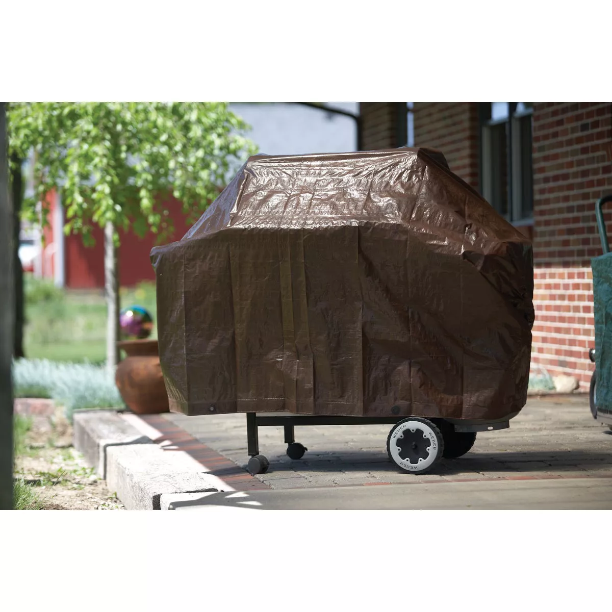 Do it Best 1 Side Green/1 Side Brown Woven 8 Ft. x 10 Ft. Medium Duty Poly Tarp - photo 3