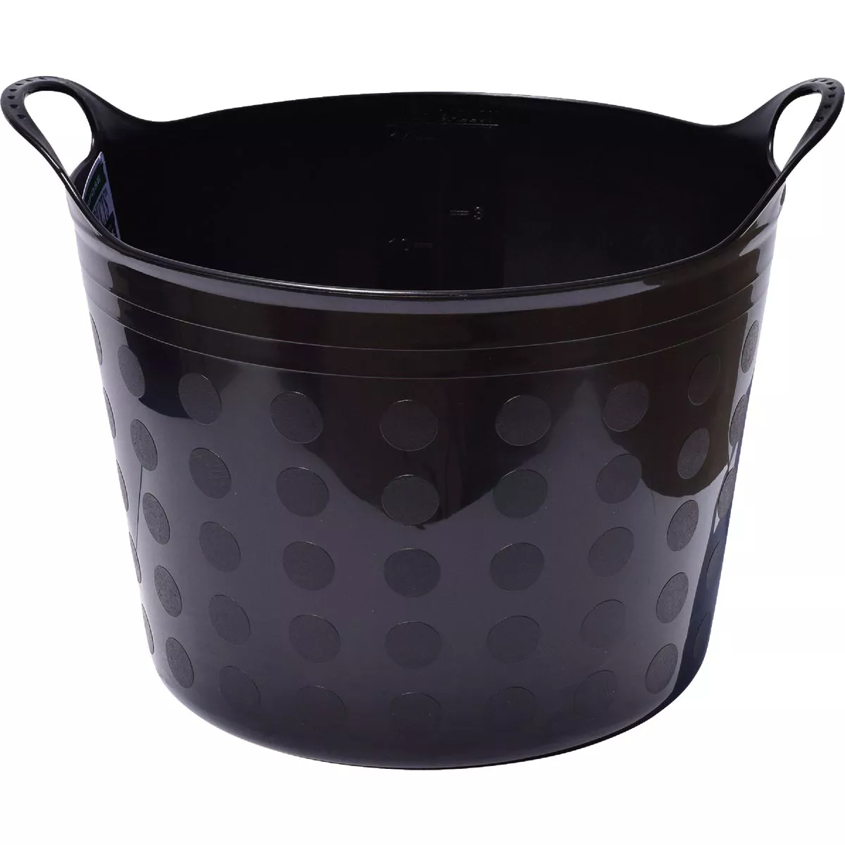 Tuff Stuff 12 Gal. Black Plastic Flex Tub