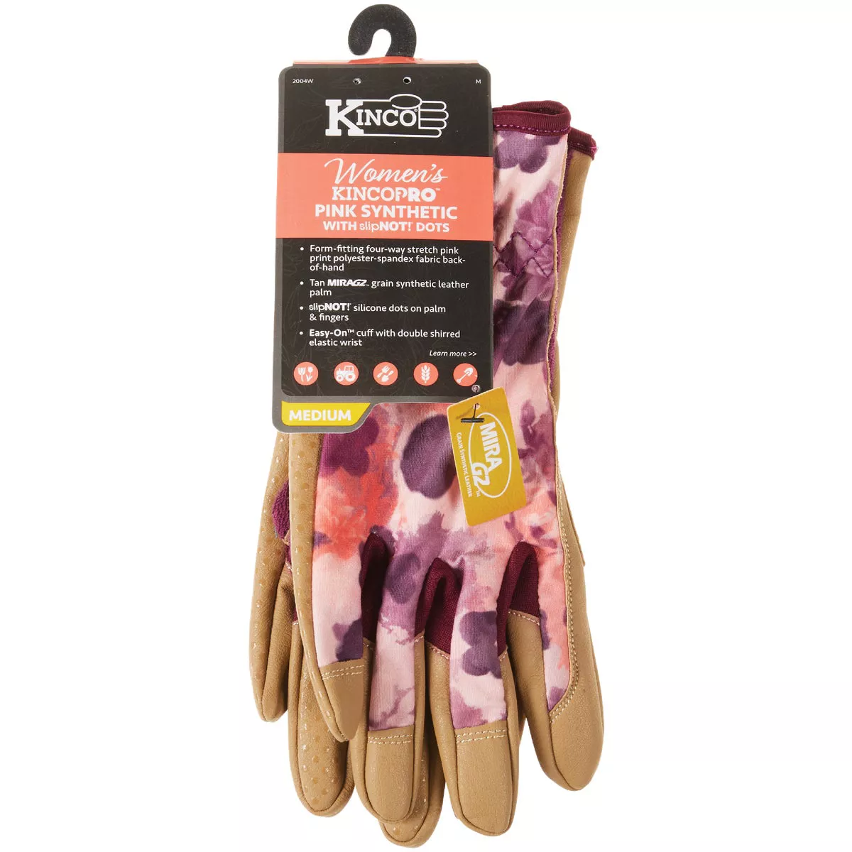 KincoPro Women's Medium Faux Leather Palm Work Glove - photo 2
