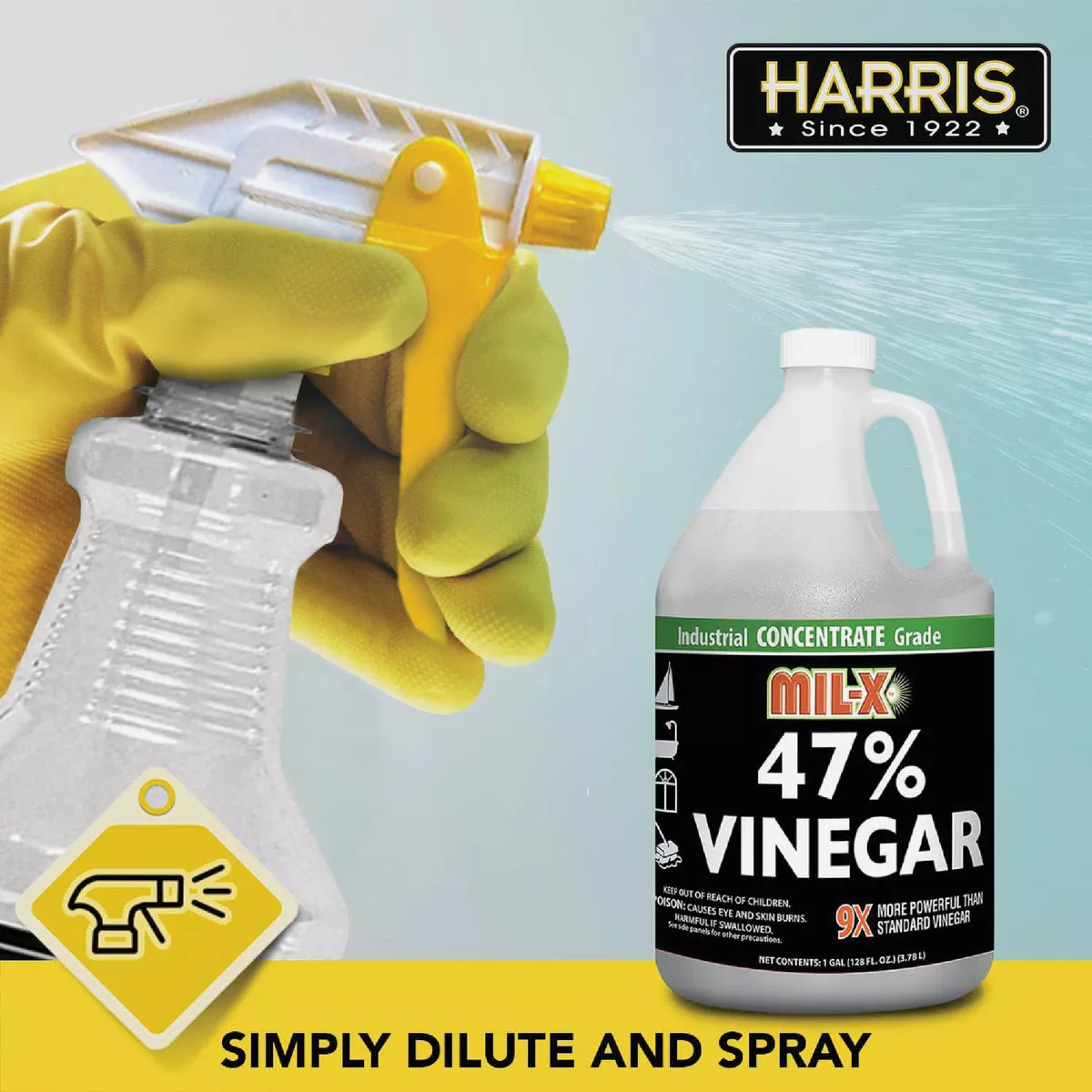Harris MIL-X 1 Gal. 47% Concentrated Vinegar - photo 3