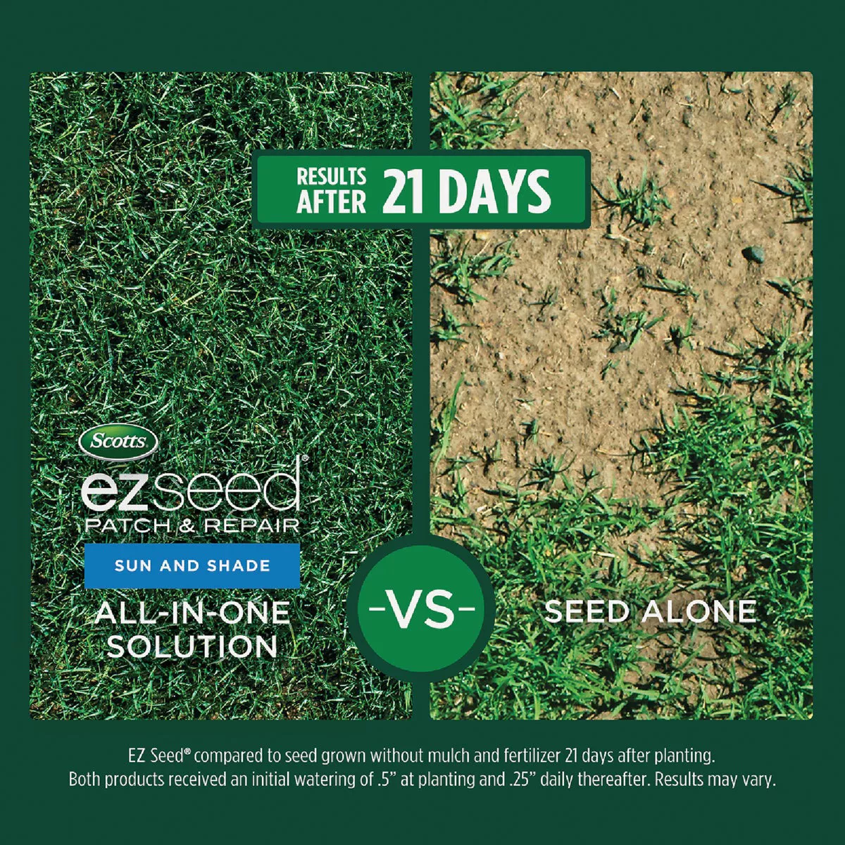 Scotts EZ Seed 10 Lb. 225 Sq. Ft. Patch & Repair Sun and Shade Mulch, Seed and Fertilizer Combination - photo 7