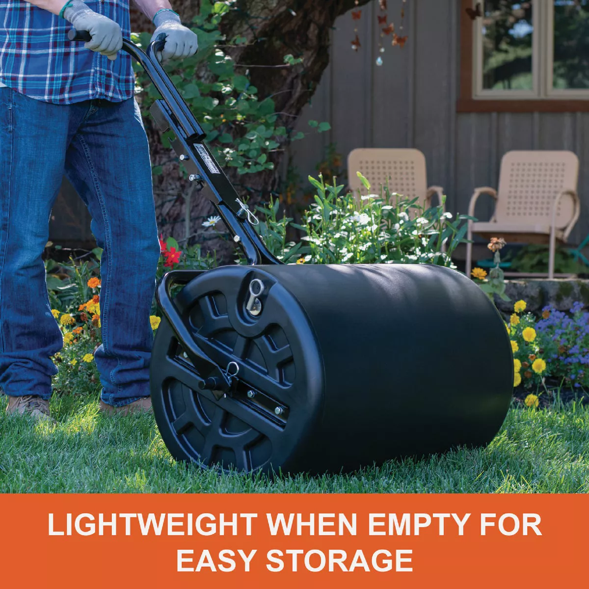 Agri-Fab 18 In. x 24 In. Poly Push/Tow Behind Poly Lawn Roller - photo 4